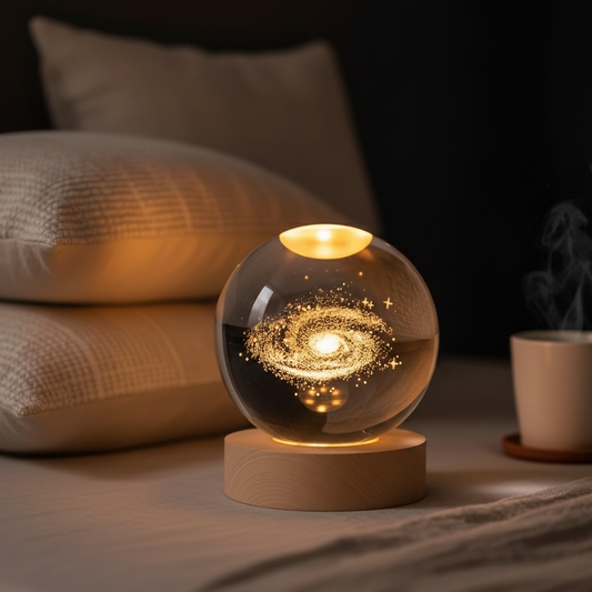Celestial Glow 3D Crystal Night Lamp