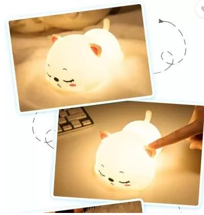 Snoring Cat Silicone Night Lamp